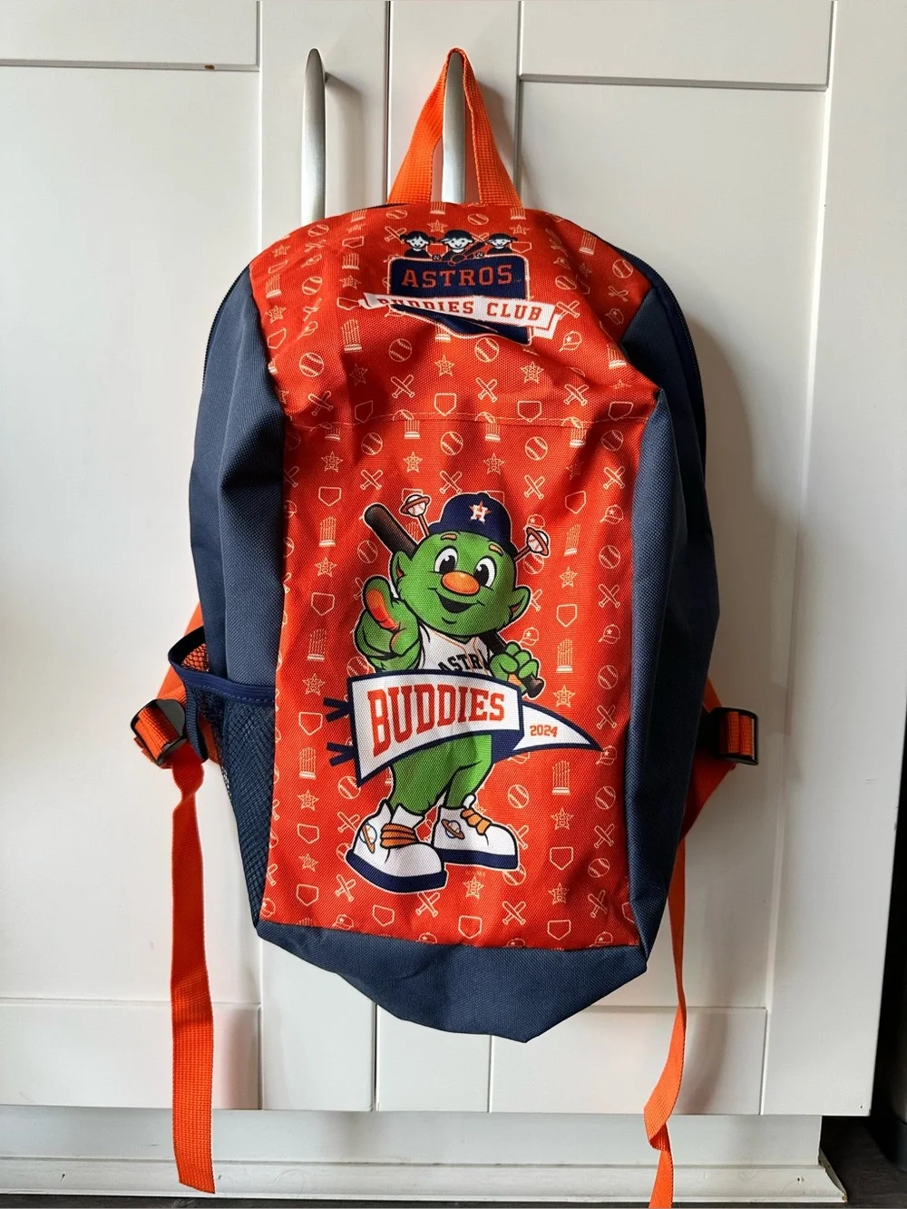 Houston Astros Buddies Kids Backpack - Orange & Navy